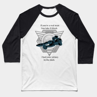 Earth Defense Force black Coffee advert Baseball T-Shirt